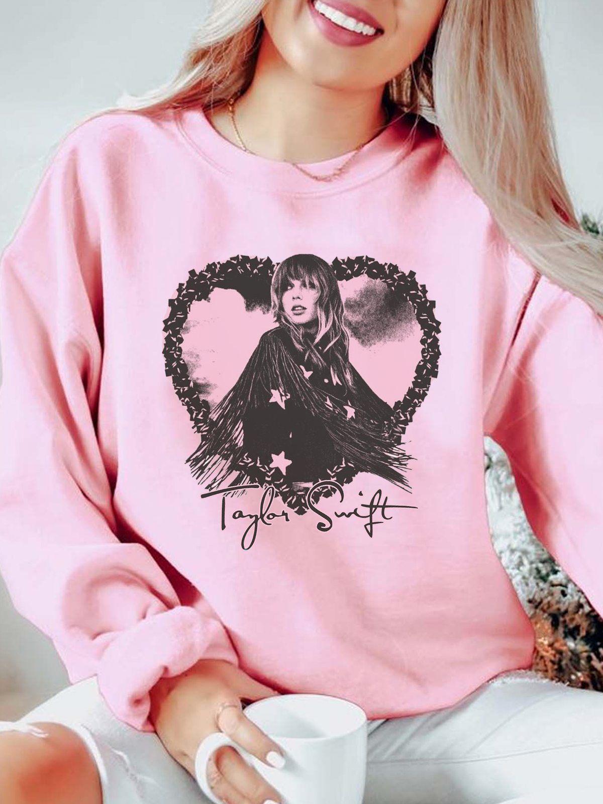 Swiftie Heart Crewneck Sweatshirt (Kids & Adults)