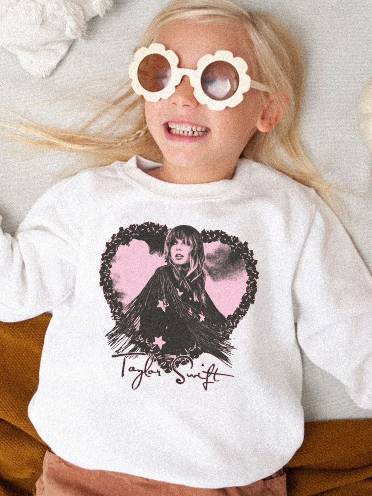 Swiftie Heart Crewneck Sweatshirt (Kids & Adults)