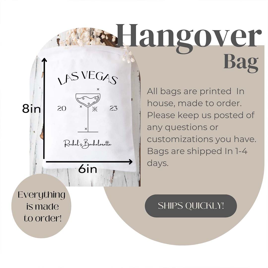 Howdy Hoes Personalized Hangover Bag