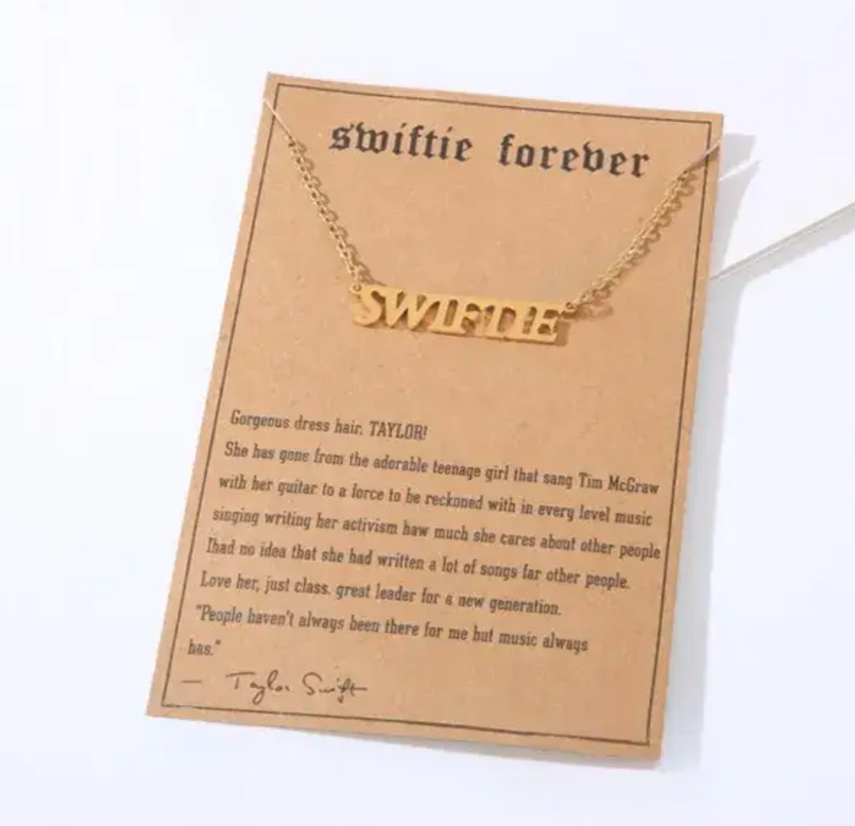 Swiftie Necklace