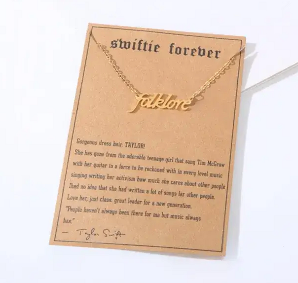 Swiftie Necklace