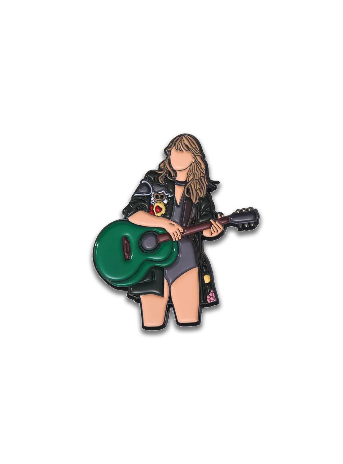 Swift w/ Guitar Enamel Pin