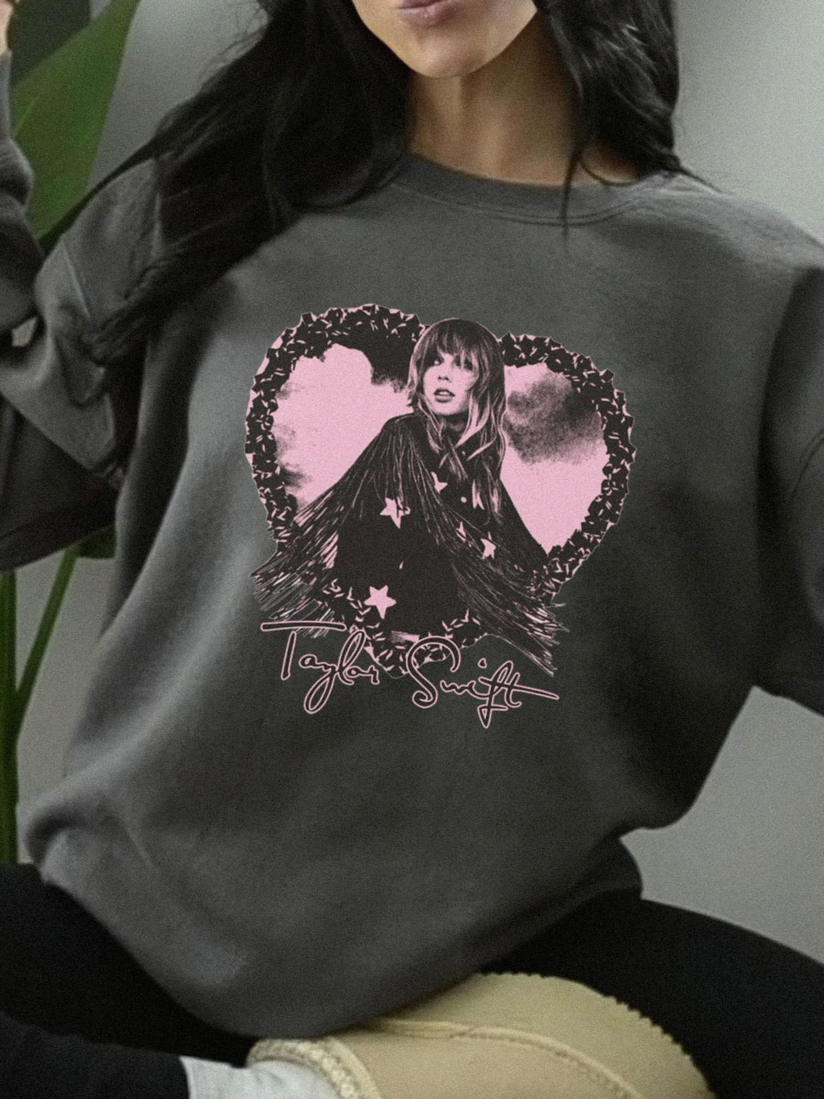 Swiftie Heart Crewneck Sweatshirt (Kids & Adults)