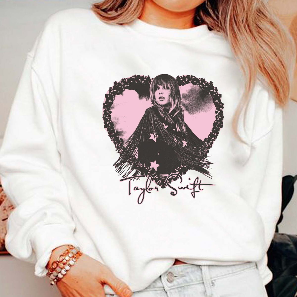 Swiftie Heart Swiftie Crewneck Sweater