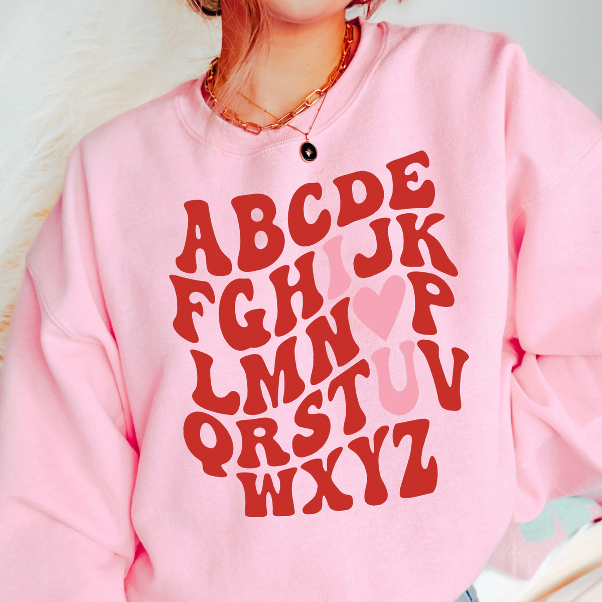 ABC Valentines Day Teacher Sweatshirt