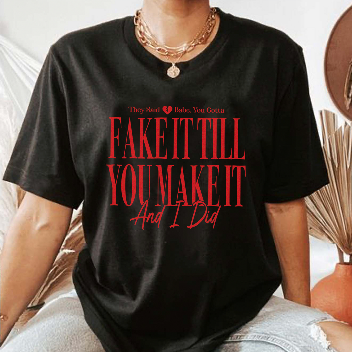 Fake It Till You Make it Tee (Adults + Kids)