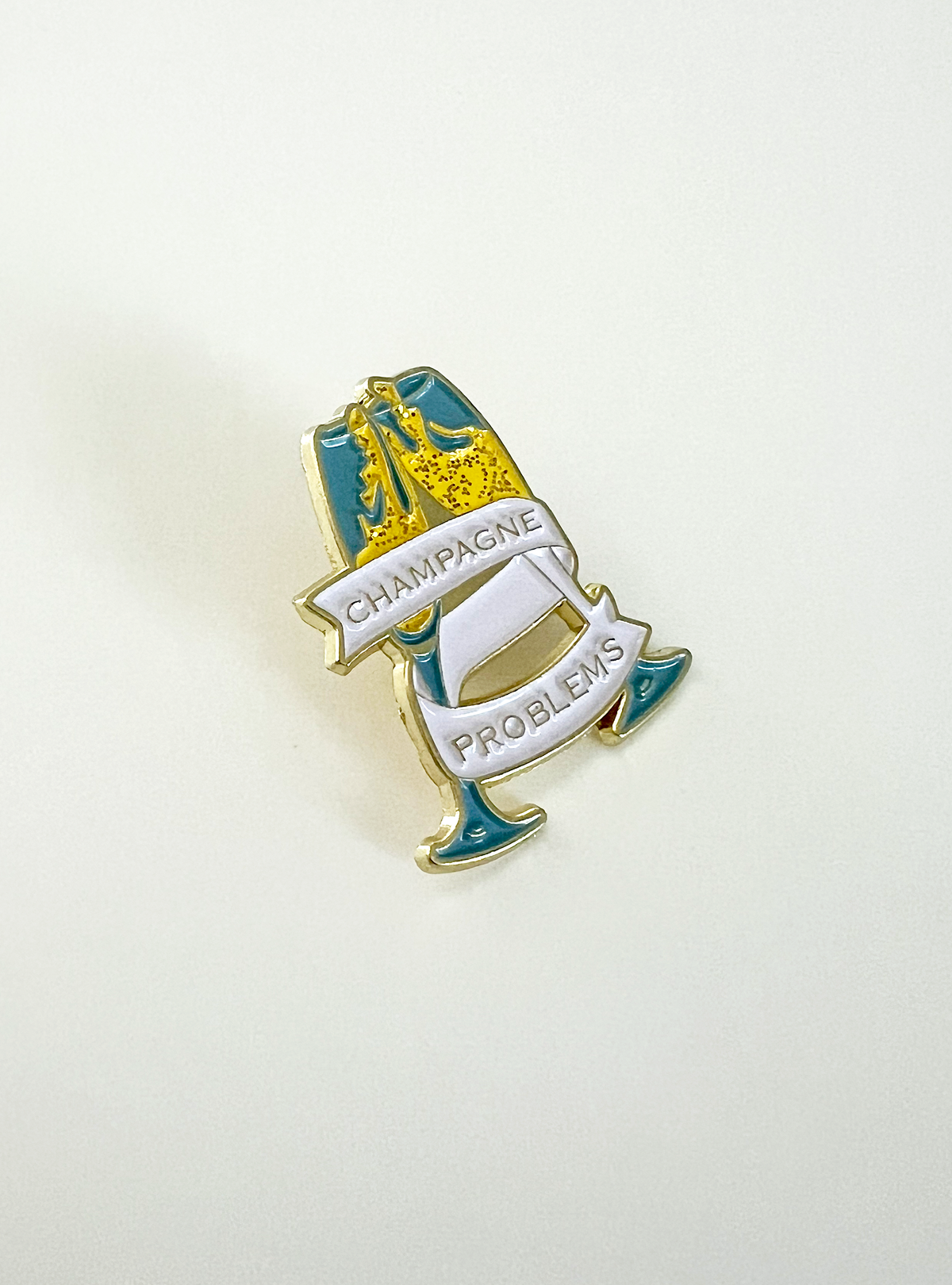 Champagne Problems Enamel Pin