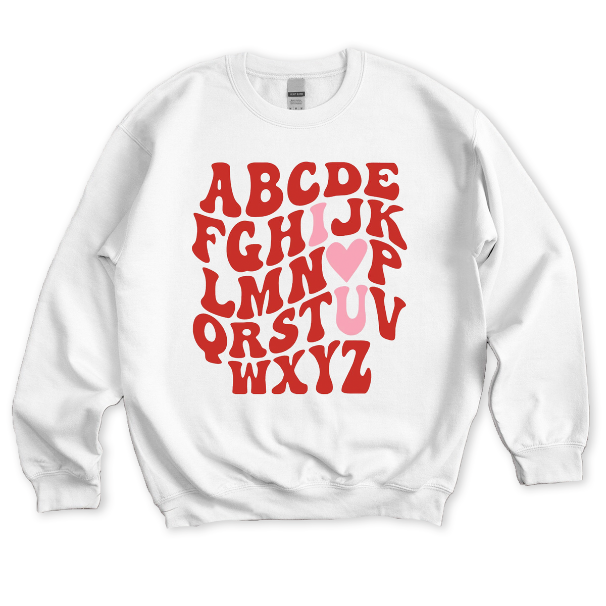 ABC Valentines Day Teacher Sweatshirt