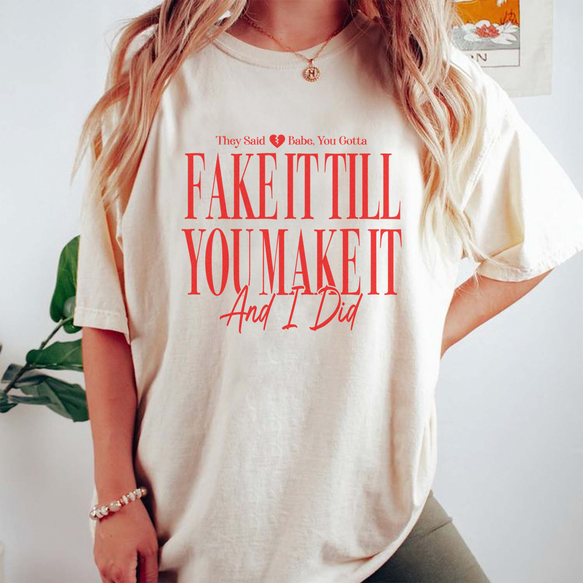 Fake It Till You Make it Tee (Adults + Kids)