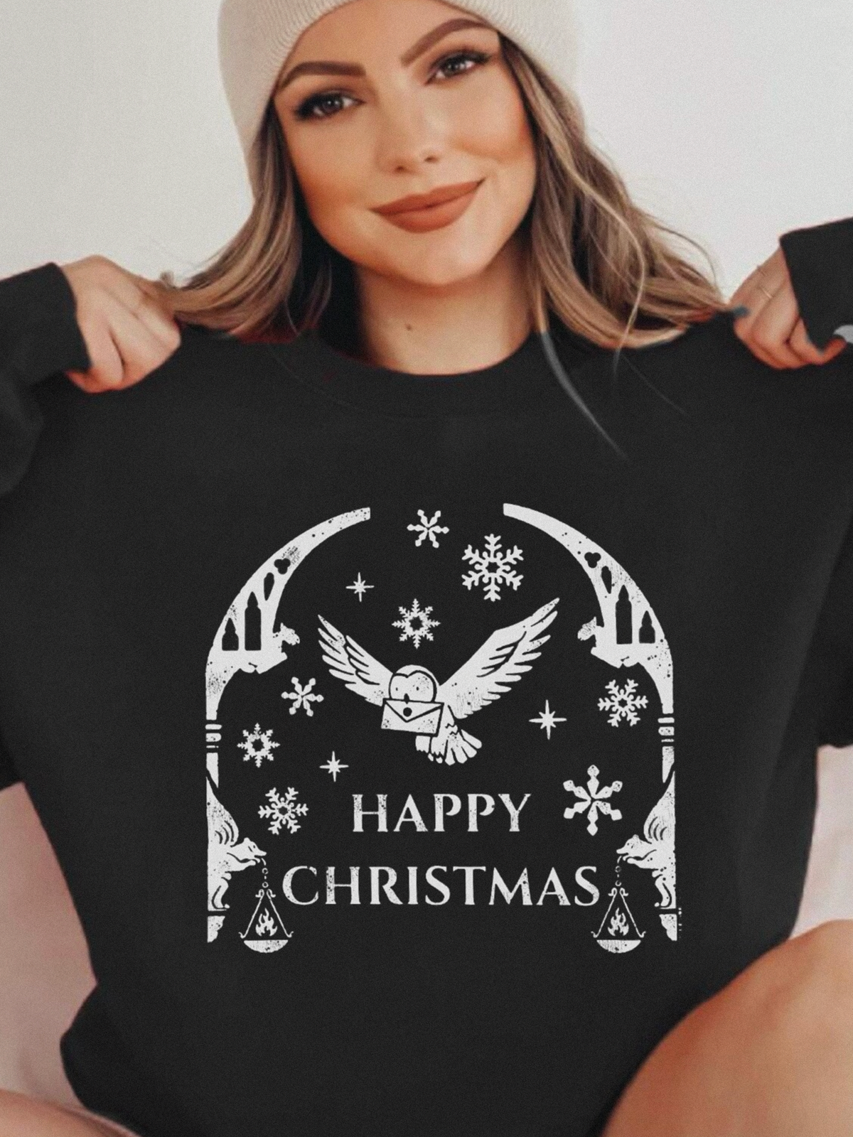 Happy Christmas Sweatshirt (Youth & Adults)