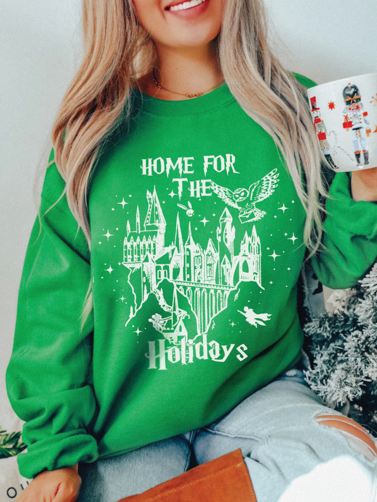 Home For The Holidays Sweatshirt (Youth & Adults)