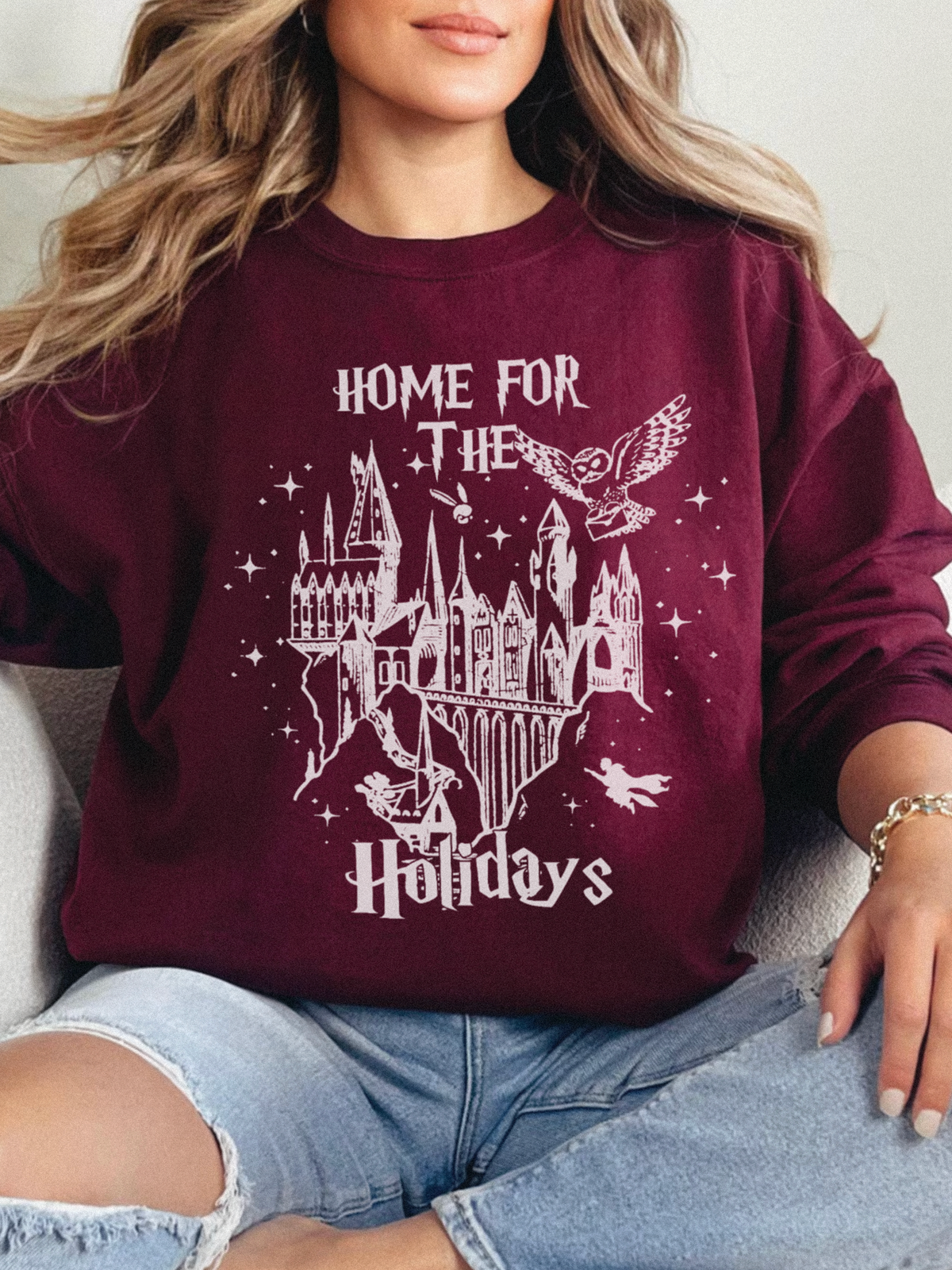 Home For The Holidays Sweatshirt (Youth & Adults)