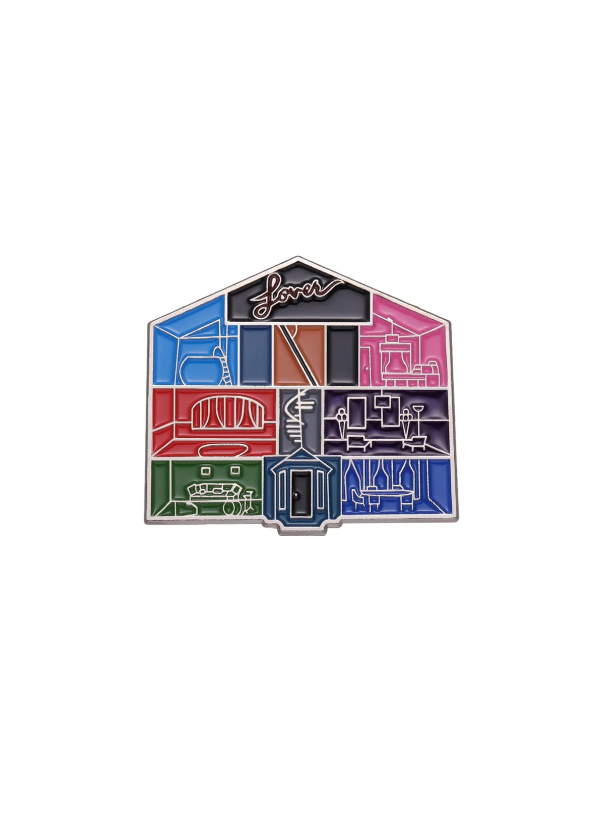 Lover House Enamel Pin