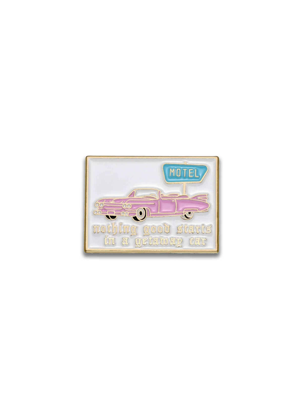 Getaway Car Enamel Pin