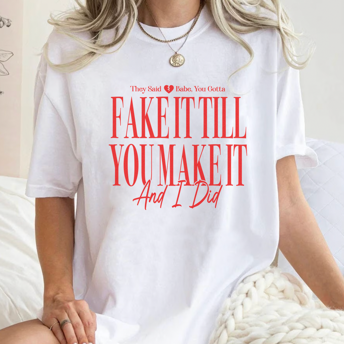 Fake It Till You Make it Tee (Adults + Kids)