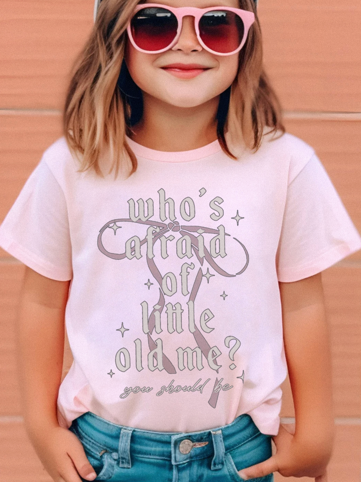 Who's Afraid Bow Tee (Adults + Kids)